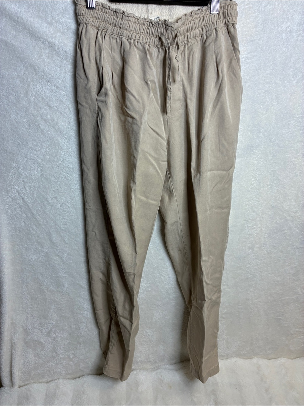 Ellison Men's Drawstring Chinos in Light Tan